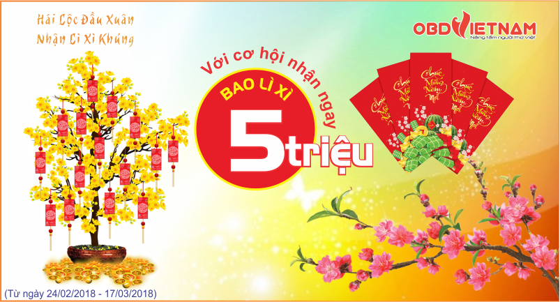 Hái Lộc Đầu Xuân – Nhận Lì Xì Khủng