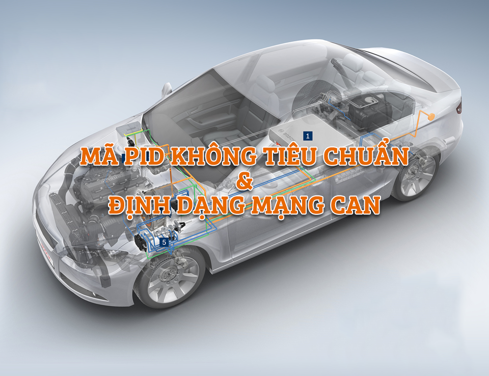 Chẩn Đoán Cơ Bản - Các mã PID Không Tiêu Chuẩn và Định Dạng Mạng CAN