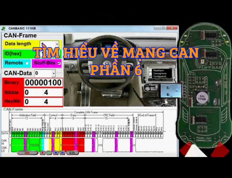 Chẩn Đoán Cơ Bản - Tìm Hiểu Về Mạng CAN Trên Ô Tô - Phần 6