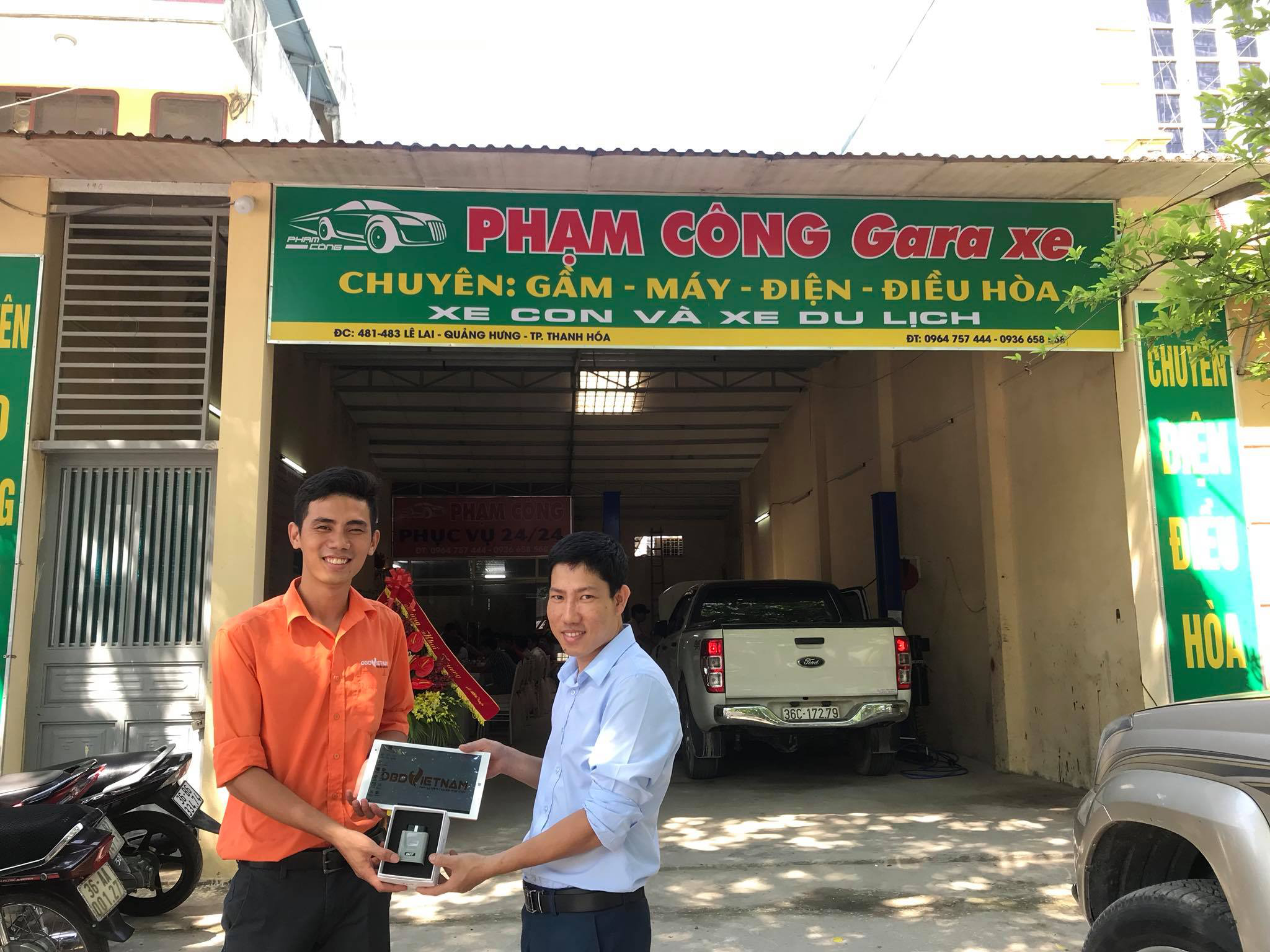 OBD Việt Nam Chuyển Giao Máy Chẩn Đoán Gscan Tab Tại Thanh Hóa