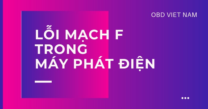 Phân tích mã lỗi P0625 trên Kia Cerato G 2.0 2015