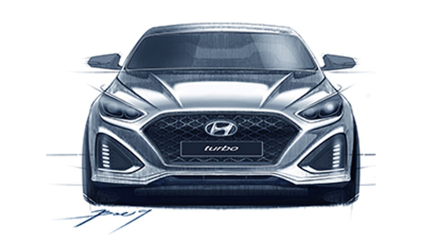 Ảnh Phác Thảo Của Hyundai Sonata 2018