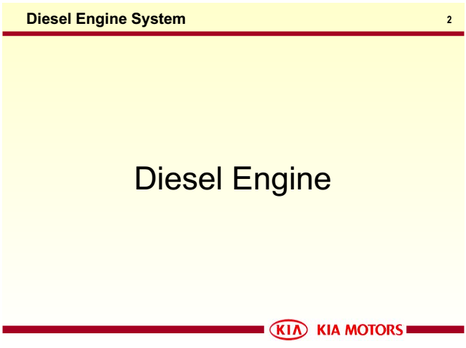 Chia Sẻ Tài Liệu – Tài Liệu Sửa Chữa Động Cơ Diesel Dòng Xe KIA