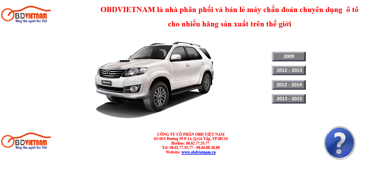 Tải tài liệu sửa chữa Toyota Fortuner từ 2009 đến 2016 miễn phí