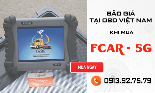 OBD Việt Nam khuyến mãi cực sốc khi mua máy chẩn đoán xe tải Fcar - F - 5D