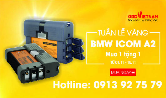 OBD Việt Nam khuyến mãi cực sốc khi mua thiết bị BMW ICOM A2