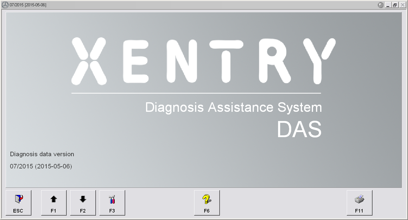 Phần mềm Mercedes Xentry -Das cập nhập phiên bản tháng 7/2015