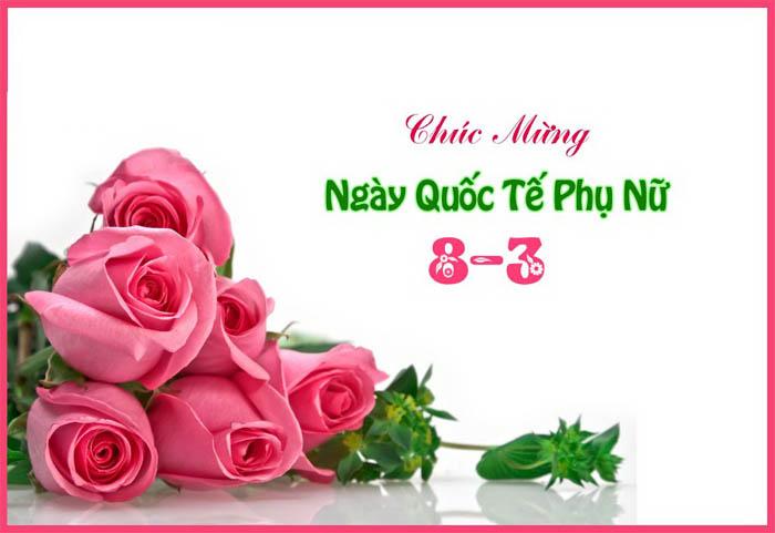 Chúc mừng ngày quốc tế phụ nữ 8-3