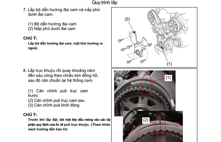 Tài liệu sửa chữa động cơ V-6