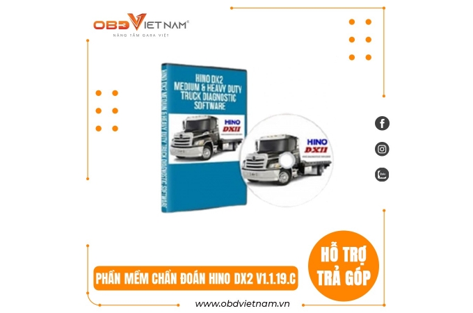 Phần Mềm Chẩn Đoán Hino DX2 Mới Nhất 2018