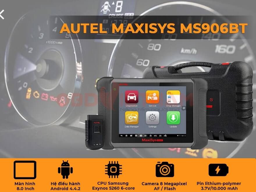 Autel Maxisys MS906BT - Máy Chẩn Đoán Ô Tô Đa Năng - 1