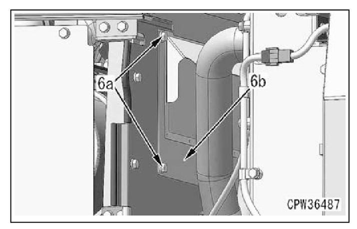 Hình 22: Lắp nắp (6b) bằng bu lông (6a) (5 chi tiết)