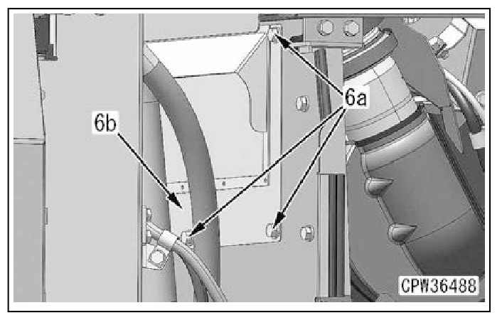  Hình 23: Lắp nắp (6b) bằng bu lông (6a) (5 chi tiết)