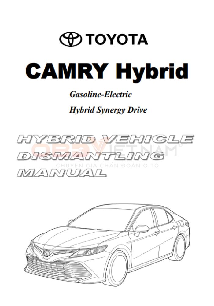 Chia Sẻ Tài Liệu Miễn Phí - Tài Liệu Hướng Dẫn Tháo Ráp Các Chi Tiết Trên Xe Toyota Hybrid [Prius & Camry]