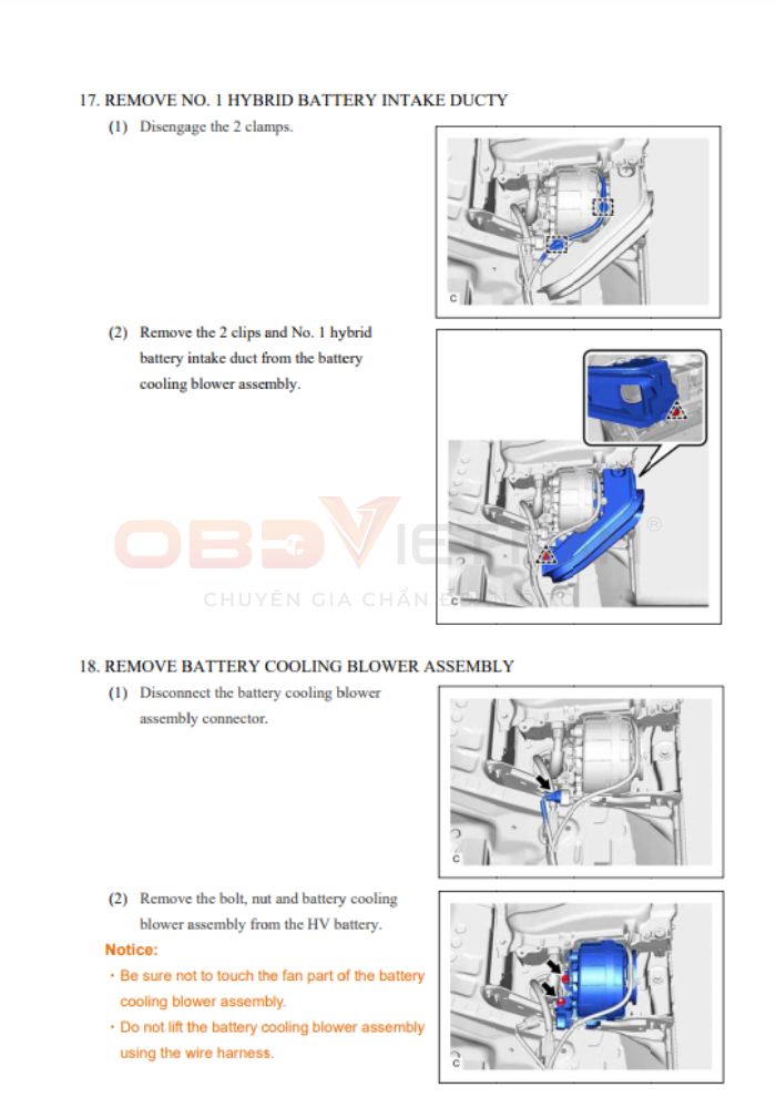Chia Sẻ Tài Liệu Miễn Phí - Tài Liệu Hướng Dẫn Tháo Ráp Các Chi Tiết Trên Xe Toyota Hybrid [Prius & Camry]