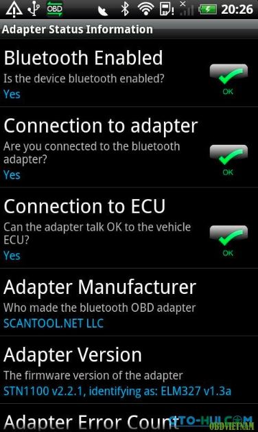 MINI ELM327 Bluetooth OBD2