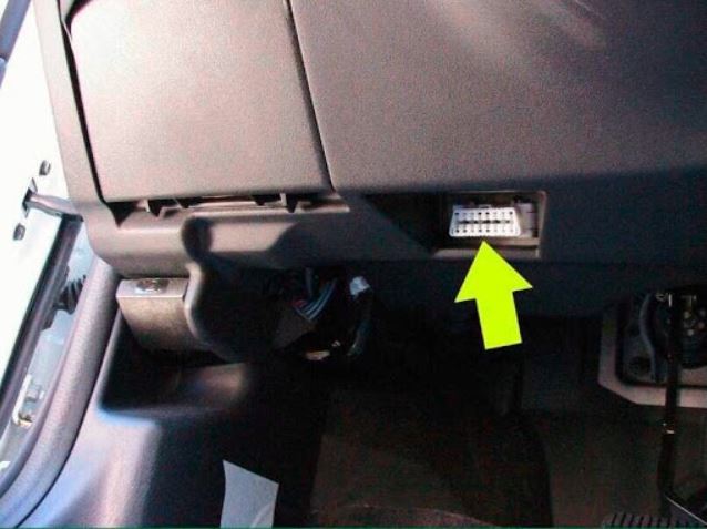 Vị trí cổng OBD2