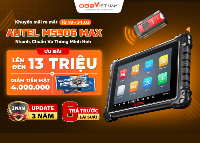 Autel Ms906 Max Giá Bao Nhiêu? Bảng Giá Và Ưu Đãi Mới Nhất Tại Obd Việt Nam