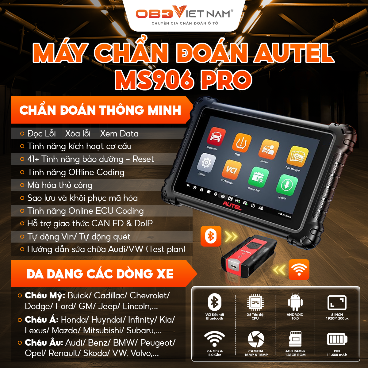 Top 5 Sản Phẩm Máy Chẩn Đoán Ô Tô Đáng Mua Nhất Năm 2025