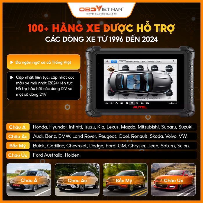 Top 5 Sản Phẩm Máy Chẩn Đoán Ô Tô Đáng Mua Nhất Năm 2025
