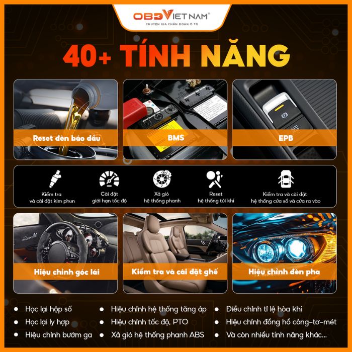 Top 5 Sản Phẩm Máy Chẩn Đoán Ô Tô Đáng Mua Nhất Năm 2025